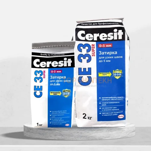 Ceresit CE33 1kg and 2kg TopSintekh LLC