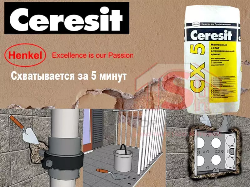 Монтажный цемент Ceresit СХ5